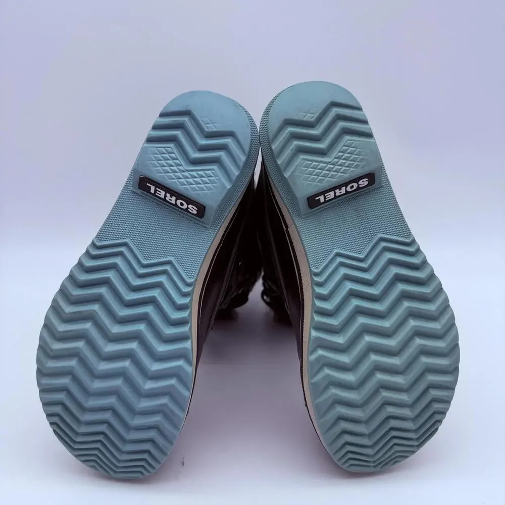 Sorel Youth Tofino Waterproof Winter Boots Black/Ice Size 1 - Picture 10 of 11